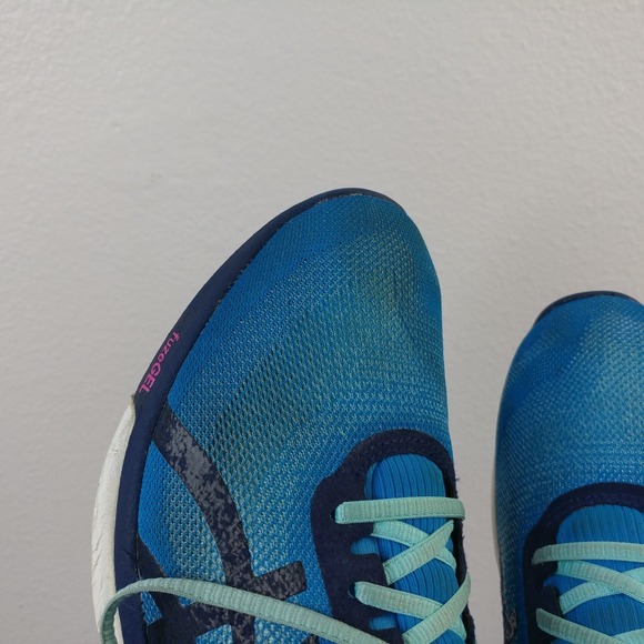 Asics Fuzex Womens Size 9.5 Running Shoes Low Top Sneakers Blue T768N - Picture 6 of 11
